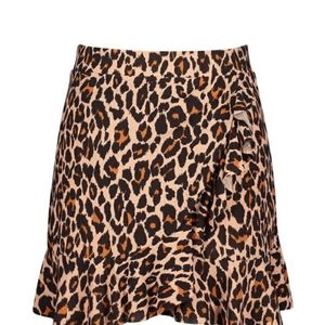 Leopard Skater Skirt